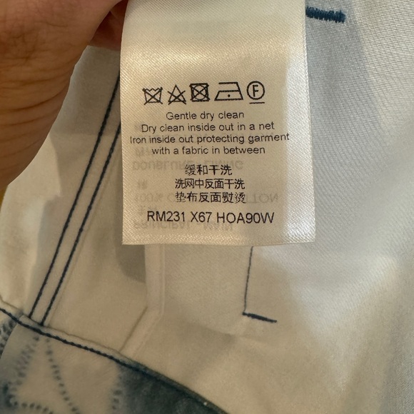 Louis Vuitton men’s shibori denim jacket. Size 52, lightly worn - Picture 15 of 16